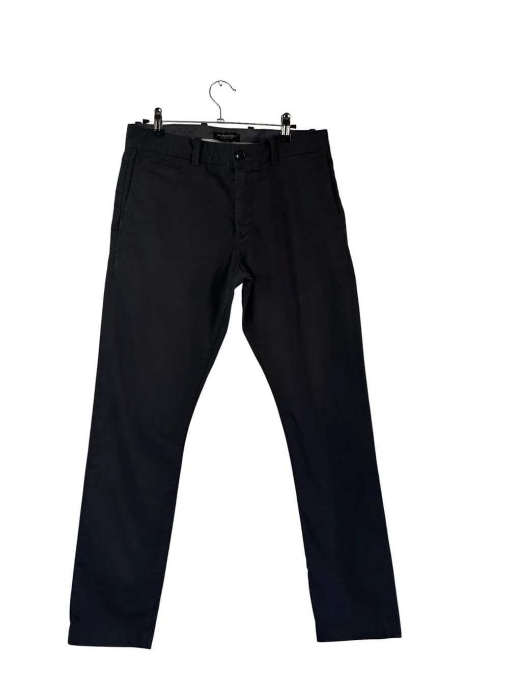 Banana Republic Fulton Skinny Chino Pants 30x30 Dark Charcoal Navy Slim Fit